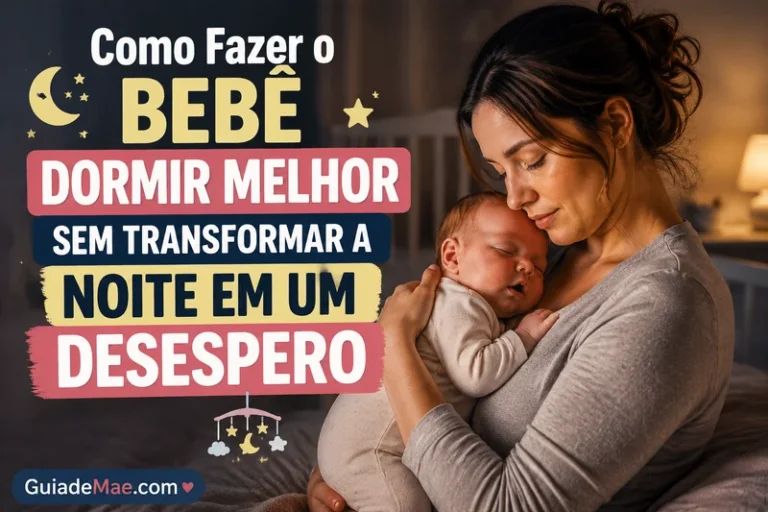 Como Fazer o Bebê Dormir Melhor Sem Transformar a Noite em um Desespero