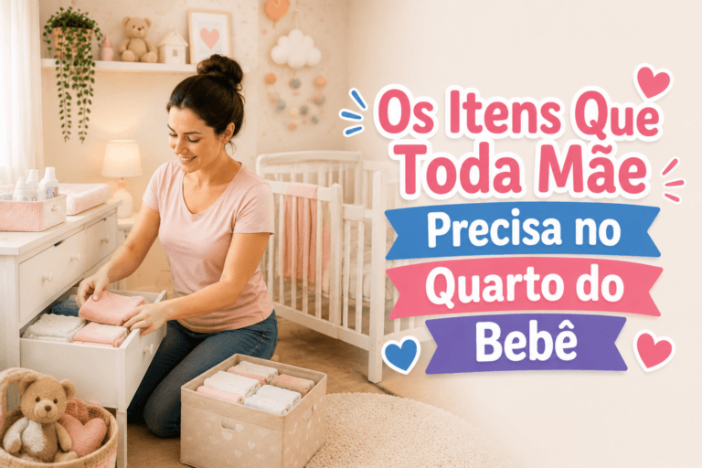 Os Itens Que Toda Mãe Precisa no Quarto do Bebê