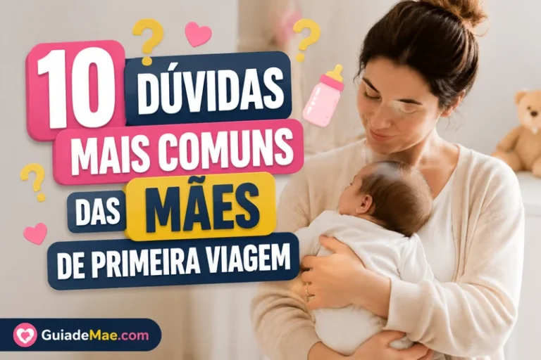 10 Dúvidas Mais Comuns das Mães de Primeira Viagem
