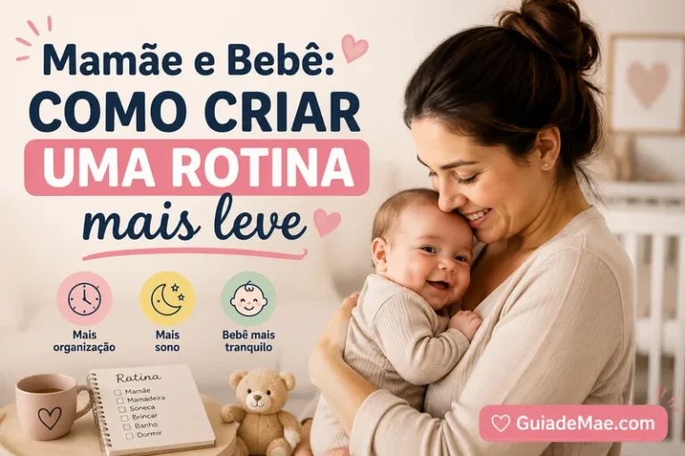Mamãe e Bebê: Como Criar Uma Rotina Mais Leve