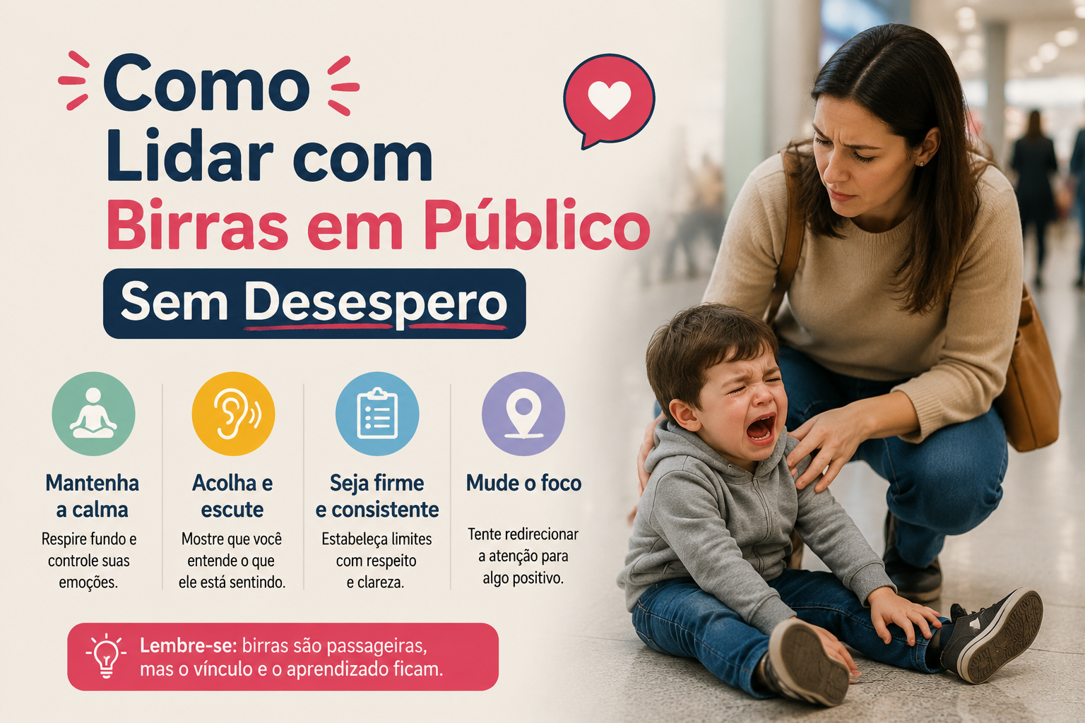 Como Lidar com Birras em Público Sem Desespero