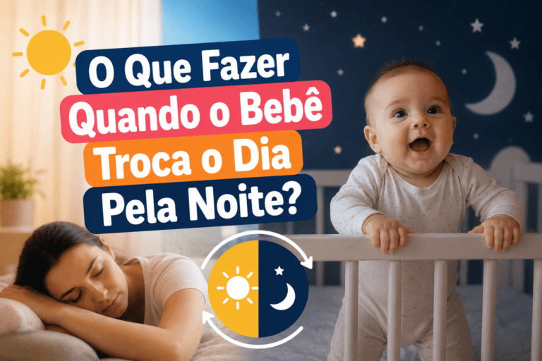 O Que Fazer Quando o Bebê Troca o Dia Pela Noite?