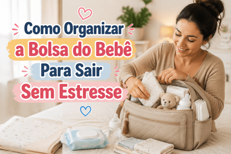 Como Organizar a Bolsa do Bebê Para Sair Sem Estresse