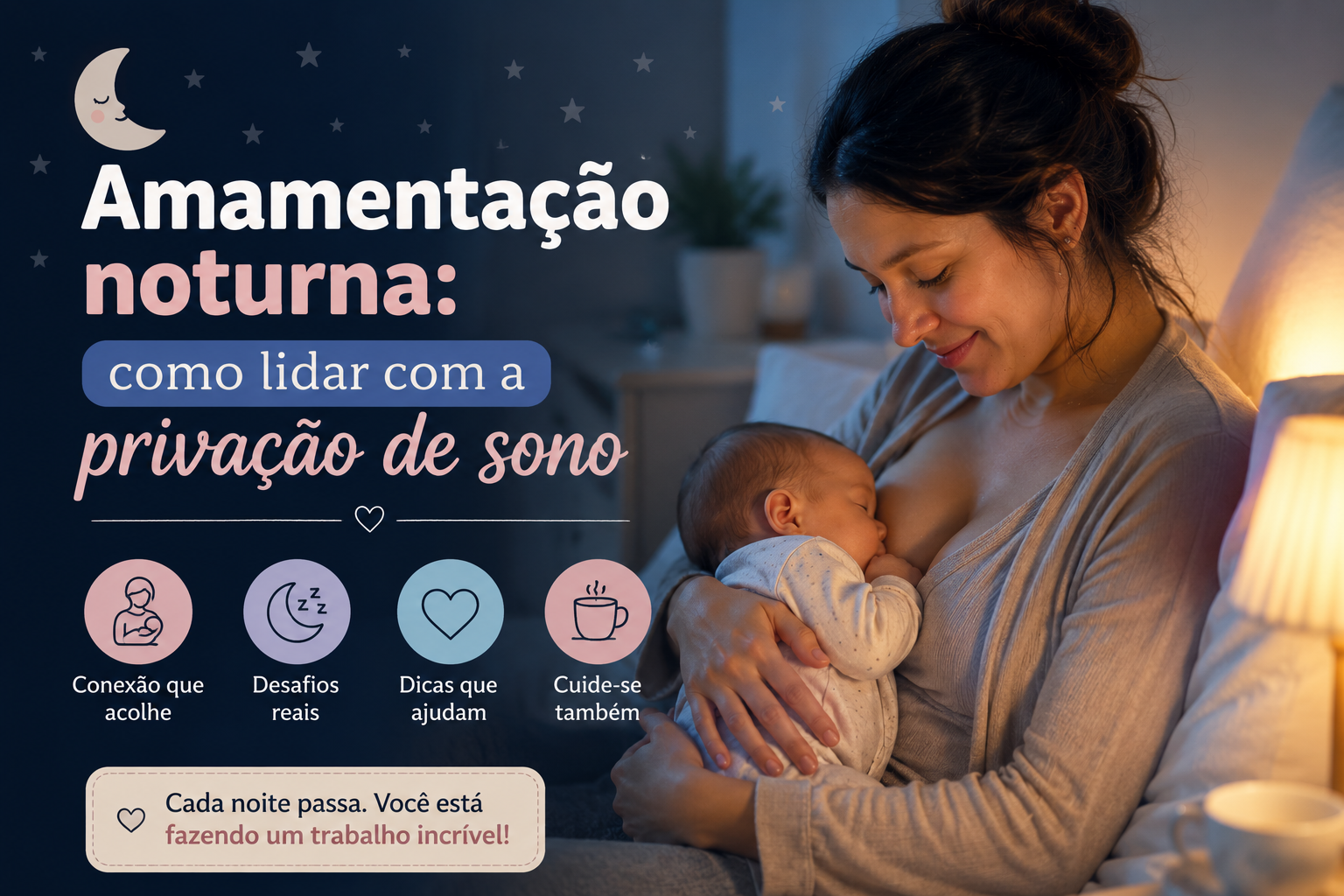Amamentação Noturna: Como Lidar com a Privação de Sono