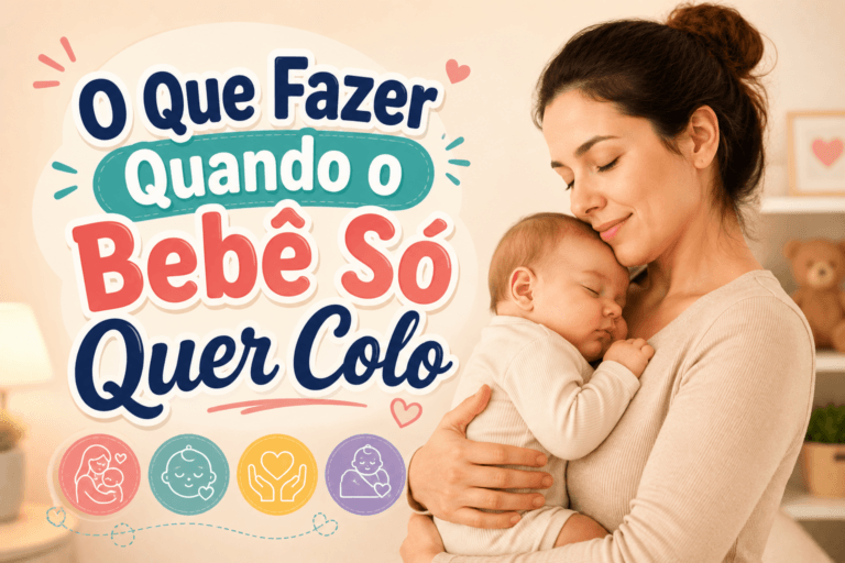O Que Fazer Quando o Bebê Só Quer Colo?