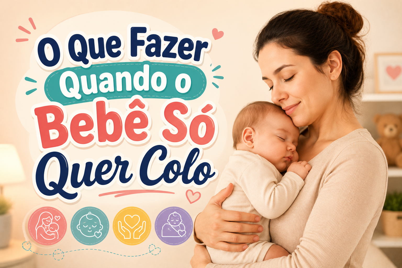 O Que Fazer Quando o Bebê Só Quer Colo?