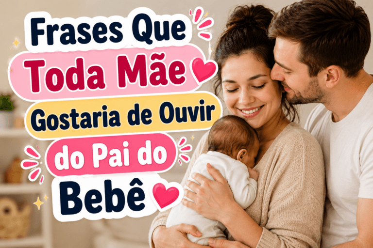 Frases Que Toda Mãe Gostaria de Ouvir do Pai do Bebê