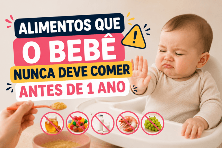 Alimentos Que o Bebê Nunca Deve Comer Antes de 1 Ano