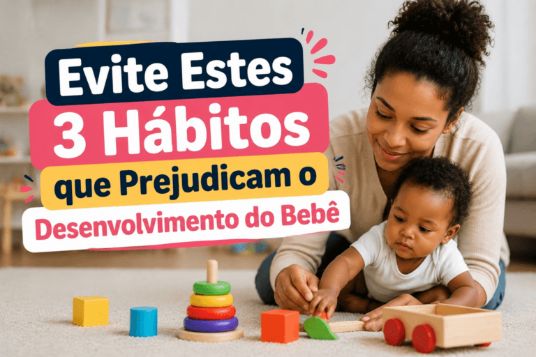 Evite Estes 3 Hábitos que Prejudicam o Desenvolvimento do Bebê