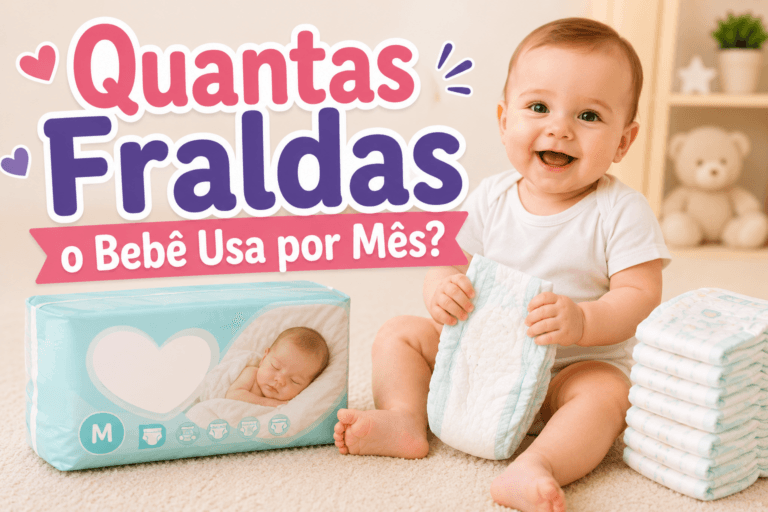 Quantas Fraldas o Bebê Usa por Mês? Veja a Média Real