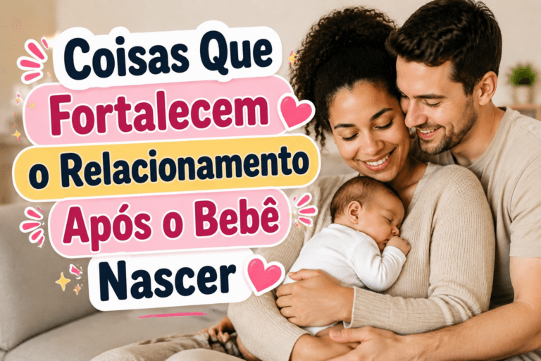 Coisas Que Fortalecem o Relacionamento Após o Bebê Nascer