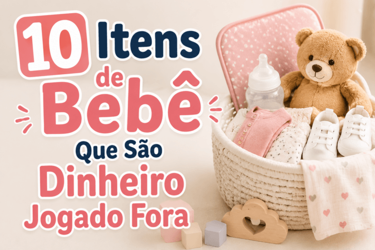 10 Itens de Bebê Que São Dinheiro Jogado Fora
