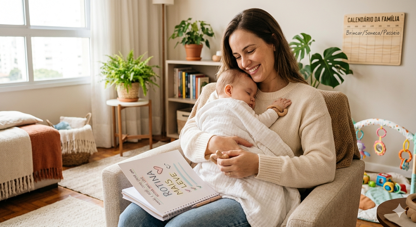 Mamãe e Bebê: Como Criar Uma Rotina Mais Leve