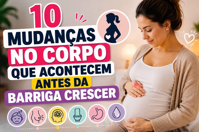 10 Mudanças no Corpo Que Acontecem Antes da Barriga Crescer