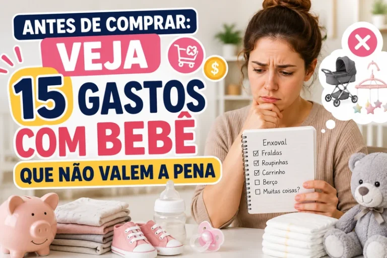 Antes de Comprar: Veja 15 Gastos Com Bebê Que Não Valem a Pena