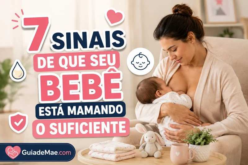 7 Sinais de Que Seu Bebê Está Mamando o Suficiente