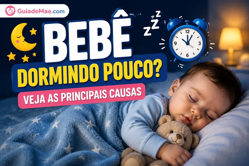 Bebê Dormindo Pouco? Veja as Principais Causas