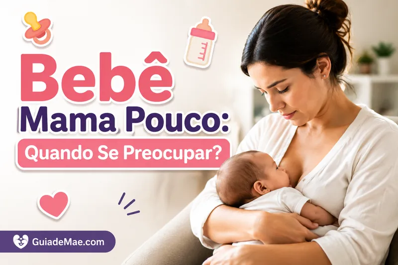 Bebê Mama Pouco: Quando Se Preocupar?