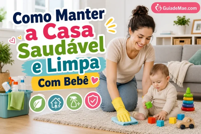 Como Manter a Casa Saudável e Limpa Com Bebê