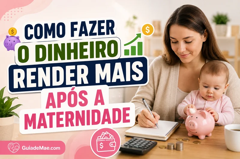 Como Fazer o Dinheiro Render Mais Após a Maternidade
