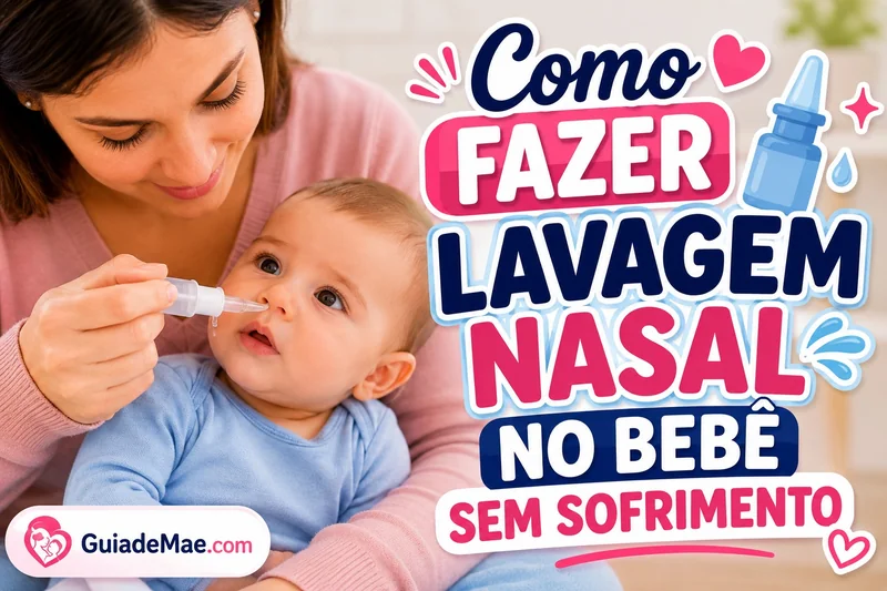 Como Fazer Lavagem Nasal no Bebê Sem Estresse