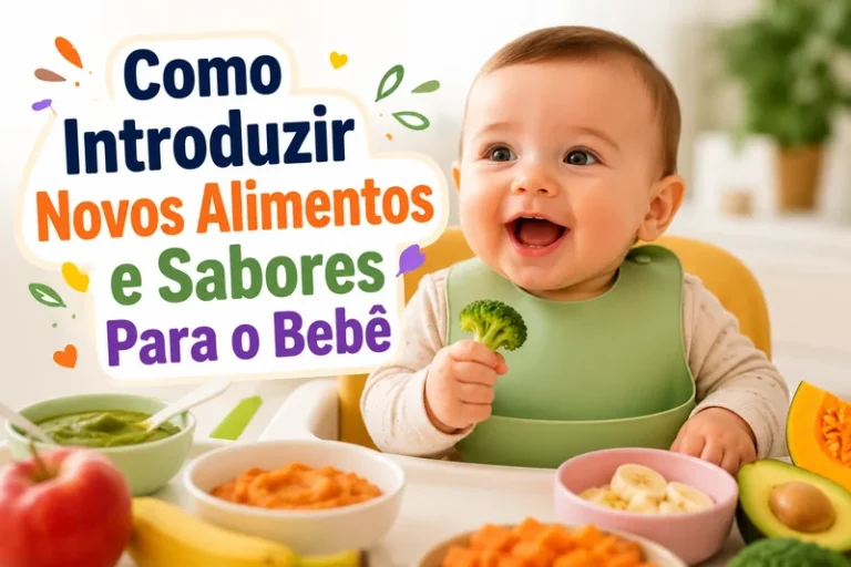 Como Introduzir Novos Alimentos e Sabores Para o Bebê
