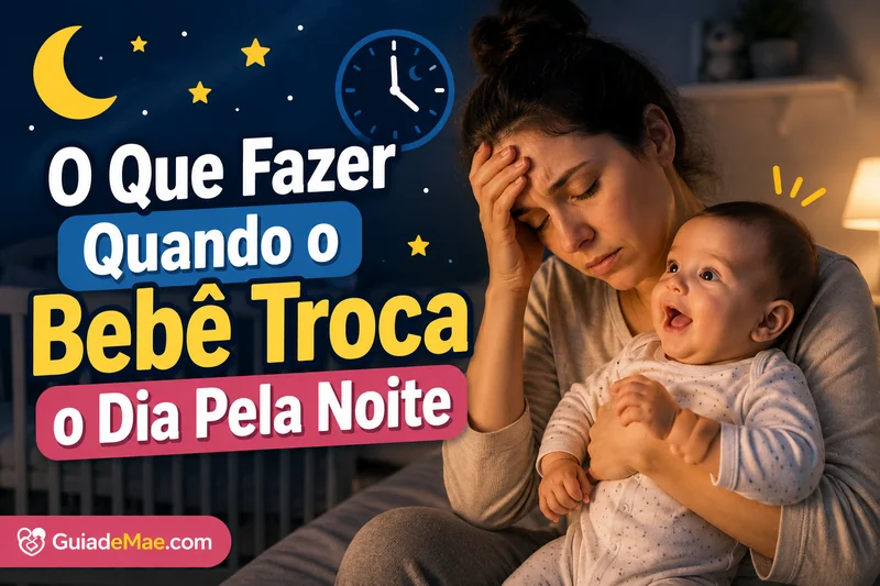 O Que Fazer Quando o Bebê Troca o Dia Pela Noite