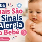 Sinais de Alergia no Bebe 800x533