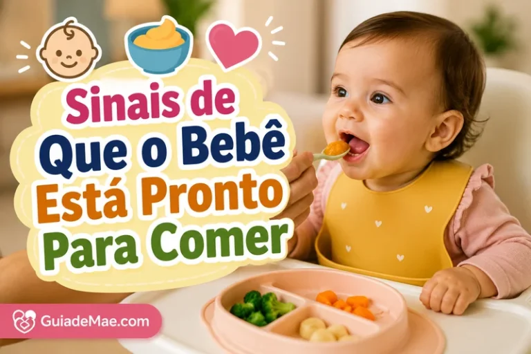 Sinais de Que o Bebê Está Pronto Para Comer