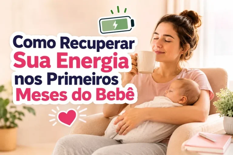 Como Recuperar Sua Energia nos Primeiros Meses do Bebê