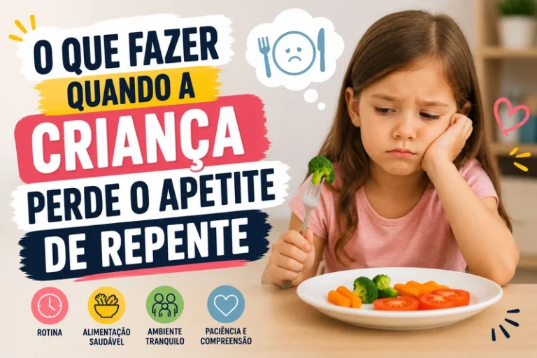 O Que Fazer Quando a Criança Perde o Apetite de Repente