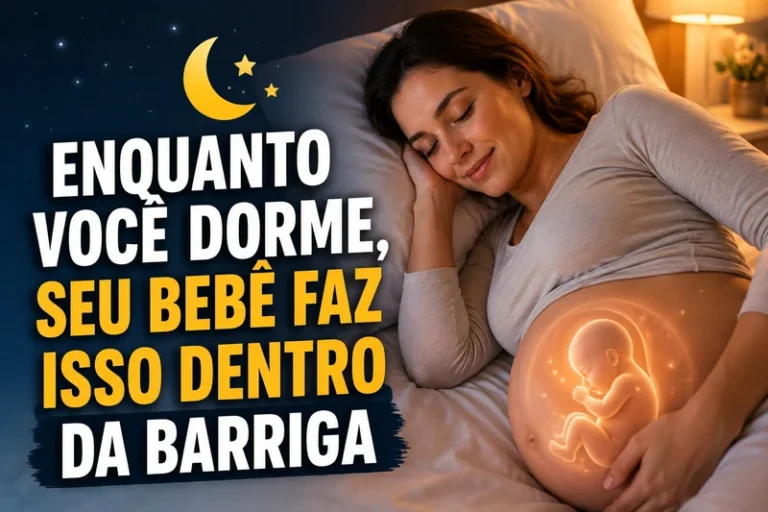 Enquanto Você Dorme, Seu Bebê Faz Isso Dentro da Barriga