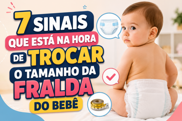 7 Sinais Que Está na Hora de Trocar o Tamanho da Fralda do Bebê