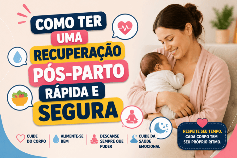 Como Ter Uma Recuperação Pós-Parto Rápida e Segura