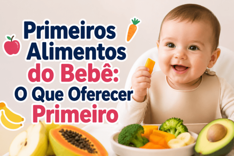Primeiros Alimentos do Bebê: O Que Oferecer Primeiro
