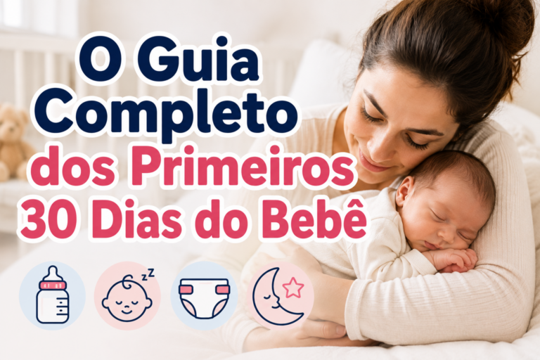 O Guia Completo dos Primeiros 30 Dias do Bebê
