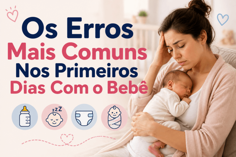 Os Erros Mais Comuns Nos Primeiros Dias Com o Bebê