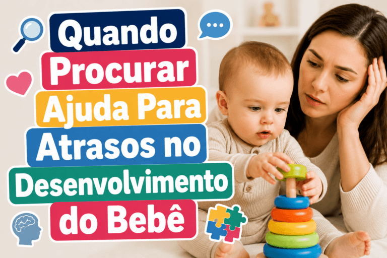 Quando Procurar Ajuda Para Atrasos no Desenvolvimento do Bebê