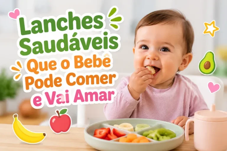 Lanches Saudáveis Que o Bebê Pode Comer e Vai Amar