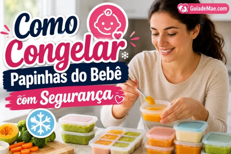 Como Congelar Papinhas do Bebê com Segurança