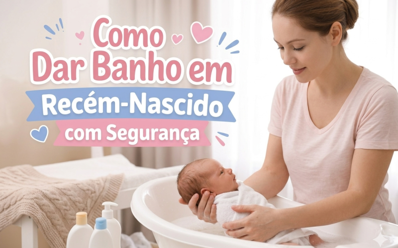 Como Dar Banho em Recém-Nascido com Segurança