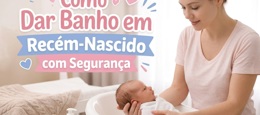 Como Dar Banho em Recém-Nascido com Segurança