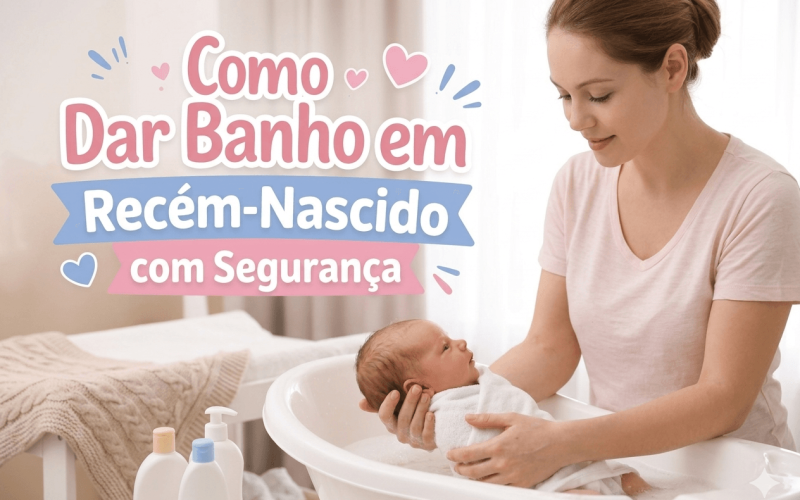 Como Dar Banho em Recém-Nascido com Segurança