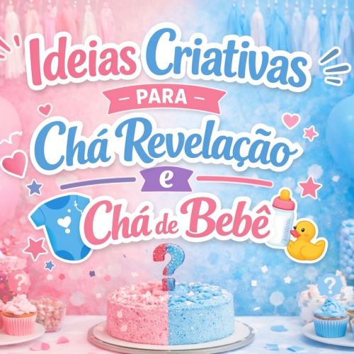 Ideias Criativas para Chá Revelação e Chá de Bebê