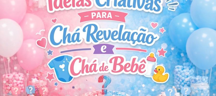 Ideias Criativas para Chá Revelação e Chá de Bebê