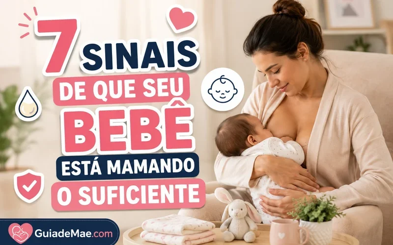 7 Sinais de Que Seu Bebê Está Mamando o Suficiente