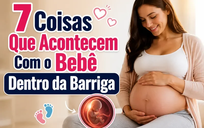 7 Coisas Que Acontecem Com o Bebê na Barriga