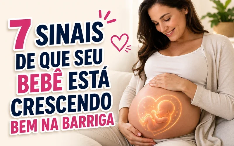 7 Sinais de Que Seu Bebê Está Crescendo Bem na Barriga