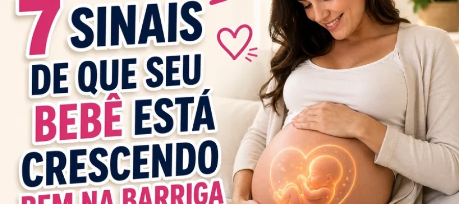 7 Sinais de Que Seu Bebê Está Crescendo Bem na Barriga