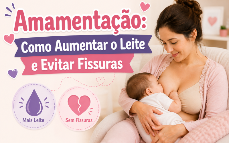 Amamentação: Como Aumentar o Leite e Evitar Fissuras